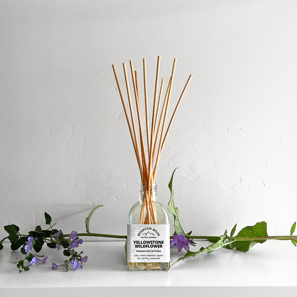 Yellowstone Wildflower Reed Diffuser – Mountain Moon Wax Co.